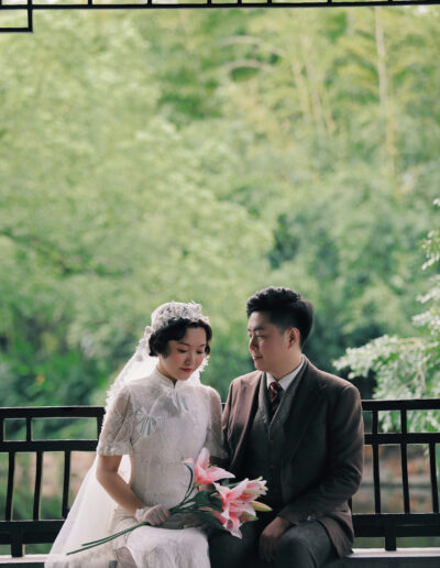 Our pre-wedding photoshoot in Shanghai.