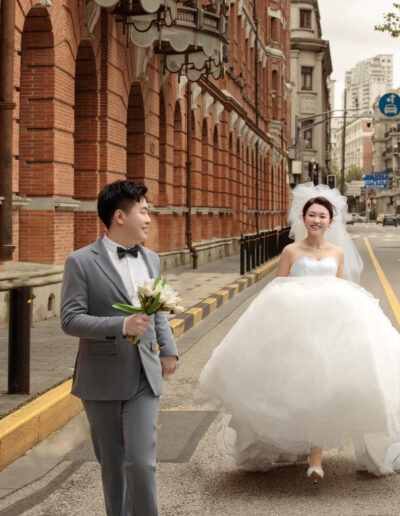 Our pre-wedding photoshoot in Shanghai.